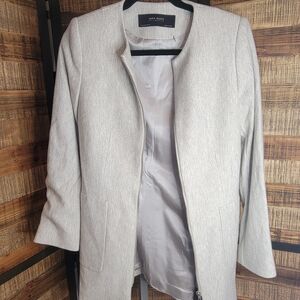 Zara Light Gray Women's Blazer